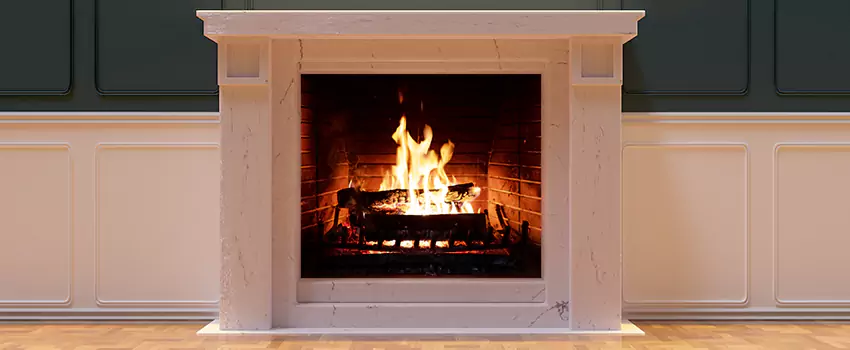 Decorative Electric Fireplace Installation in Saco, Maine