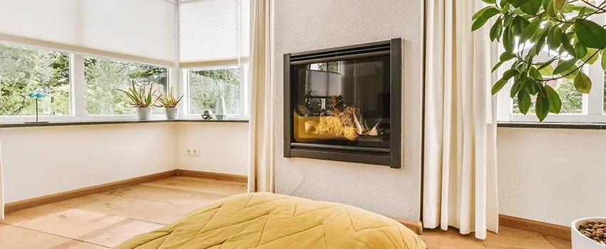 Residential Fireplace Ceramic Glass Installation in Saco, ME