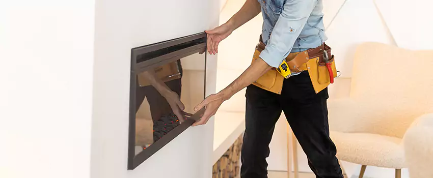 Metal Fireplace Installation in Saco, Maine