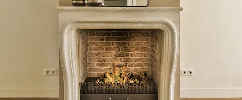 Vintage-style Fireplace Redesign in Saco, Maine