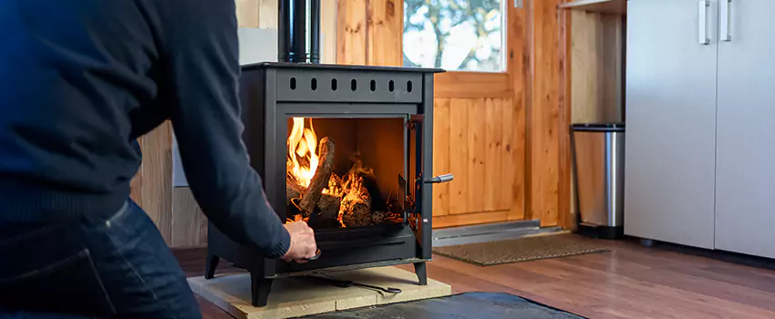 Open Hearth Wood Fireplace Installation in Saco, ME