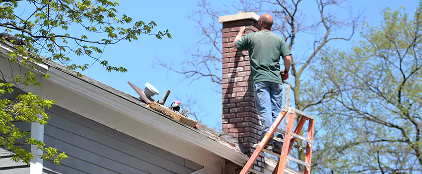 Vinyl and PVC Chimney Flashing Installation in Saco, ME