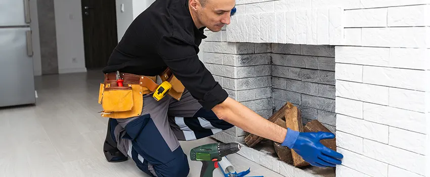 Fireplace Damaged Damper Frame Repair Services in Saco, Maine