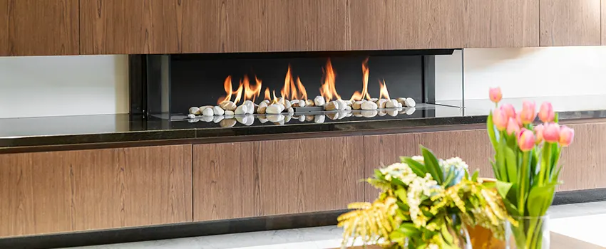 Double-height Fireplace Design Refurbishment in Saco, Maine
