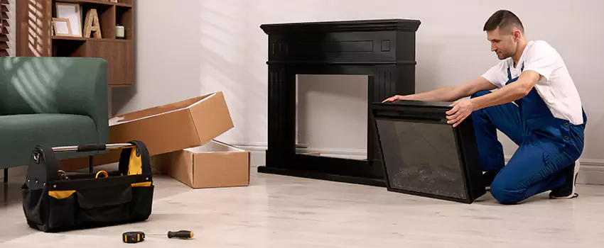 Old Rusted Metal Fireplace Repair And Replacement in Saco, ME